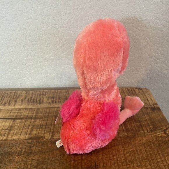 Ty Beanie Boos 9" GILDA the Pink Flamingo Plush Medium Buddy Tags Valentine Love - Picture 7 of 8